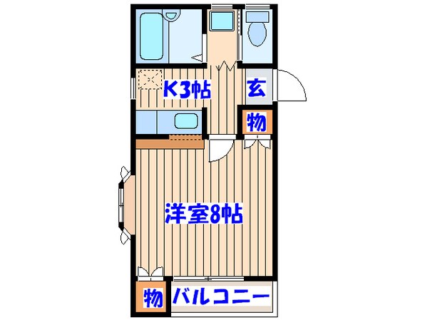 ヴィラ・トッチの物件間取画像